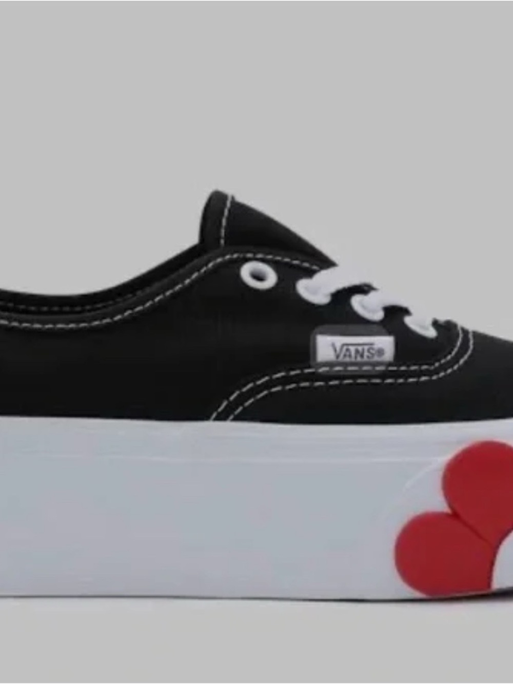 Vans Black Sneakers with Pink, Purple & Orange Flower Accents - Picture 3 of 5